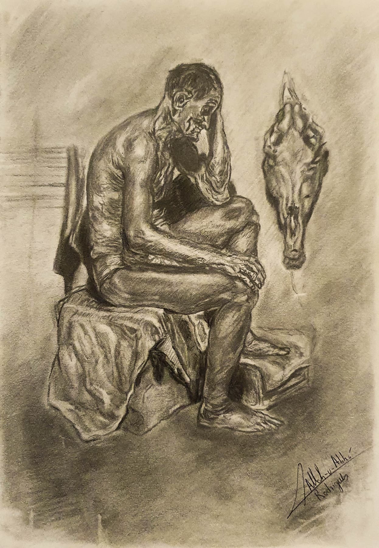 Afterlife — pencil, 2021