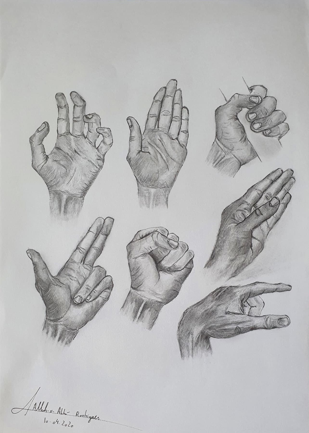 Reverse Feel — pencil, 2020