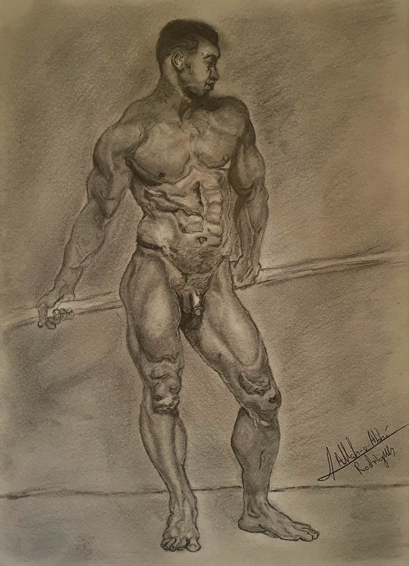 The bar — pencil, 2019